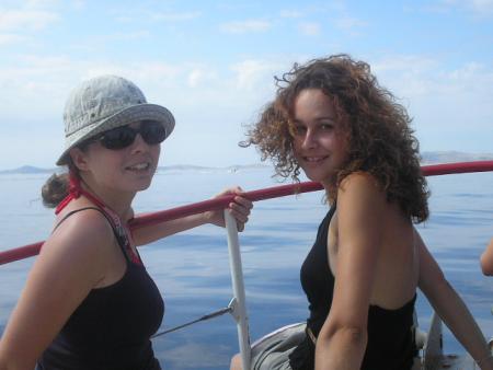 les miss sur le bateau